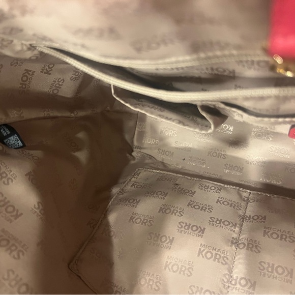 Pink Flower Vintage Michael Kors Purse - Picture 11 of 15
